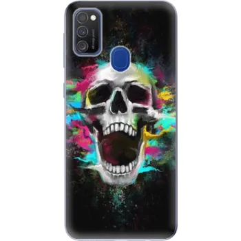 Pouzdro na mobilní telefon Odolné silikonové pouzdro iSaprio - Skull in Colors - Samsung Galaxy M21