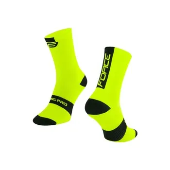 Pánské ponožky Force ponožky Long Pro S-M , fluo-černá