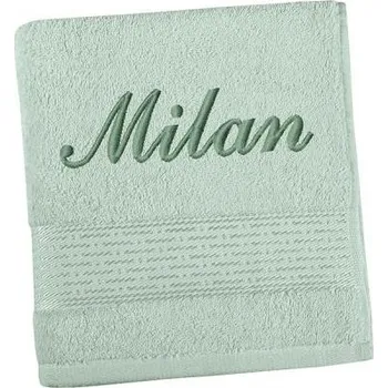 Ručník Ručník se jménem - pruh - mint 50x100 cm mint