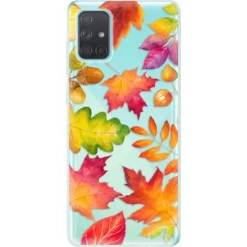 Pouzdro na mobilní telefon Odolné silikonové pouzdro iSaprio - Autumn Leaves 01 - Samsung Galaxy A71