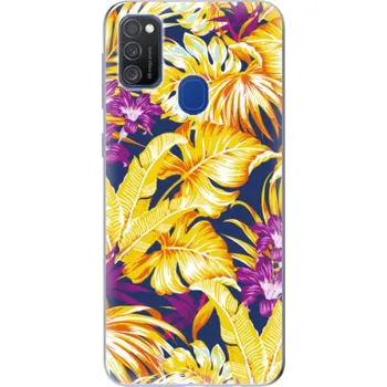 Telefonní příslušenství Odolné silikonové pouzdro iSaprio - Tropical Orange 04 - Samsung Galaxy M21