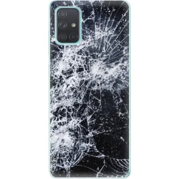 Pouzdro na mobilní telefon Odolné silikonové pouzdro iSaprio - Cracked - Samsung Galaxy A71