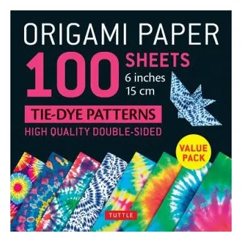 Origami Paper 100 sheets Tie-Dye Patterns 6 inch (15 cm) – Tuttle Publishing (EN)