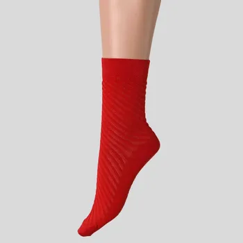 Dámské ponožky TREAT WEAR DÁMSKÉ PONOŽKY - OPART 2: Červená 39-41