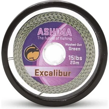 Ashima Návazcová Šňůra Excalibur Zelená 20 m-Nosnost 25 lb