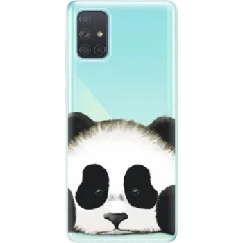 Pouzdro na mobilní telefon Odolné silikonové pouzdro iSaprio - Sad Panda - Samsung Galaxy A71