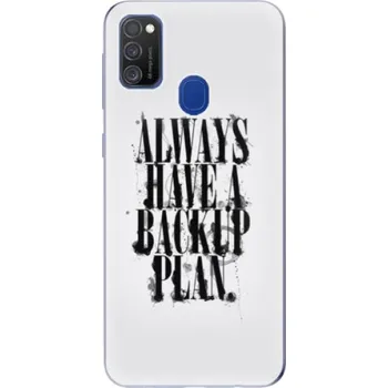 Pouzdro na mobilní telefon Odolné silikonové pouzdro iSaprio - Backup Plan - Samsung Galaxy M21