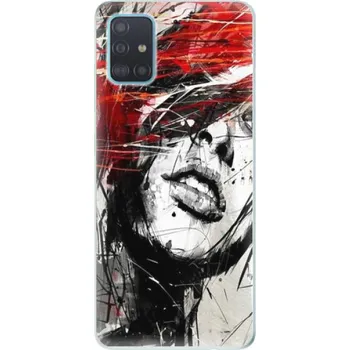 Odolné silikonové pouzdro iSaprio - Sketch Face - Samsung Galaxy A51