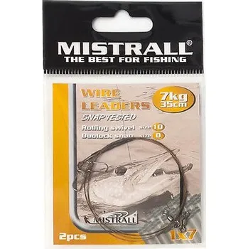 Mistrall Ocelové Lanko Wire Leaders 35 cm-7 kg
