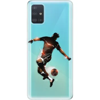 Pouzdro na mobilní telefon Silikonové pouzdro iSaprio - Samsung Galaxy A51 - Fotball 01 (Odolný silikonový kryt, obal, pouzdro iSaprio - Samsung Galaxy A51 - Fotball 01 - skvělá ochrana a pružnost, stylový UV potisk, lehkost, tiskne se v České republice)