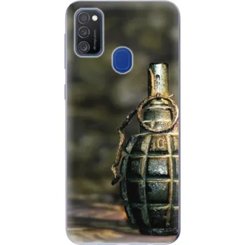 Pouzdro na mobilní telefon Odolné silikonové pouzdro iSaprio - Grenade - Samsung Galaxy M21
