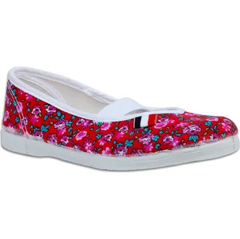 Dívčí obuv TOGA Cvičky jarmilky červené květované velikost: 25