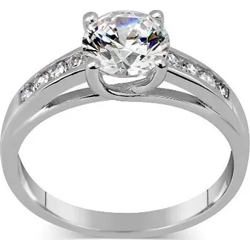 Prsten Stříbrný prsten EXCLUSIVE se Swarovski Zirconia