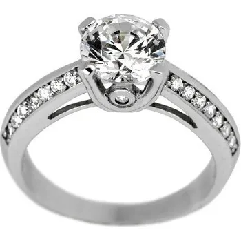 Prsten SILVEGO stříbrný prsten PROELIO se Swarovski® Zirconia