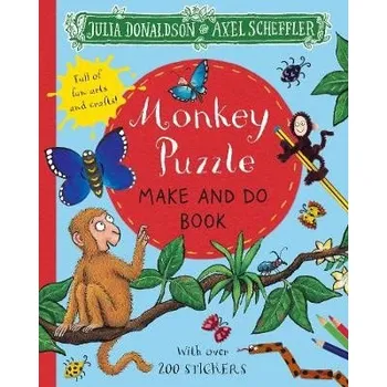 Cizojazyčná kniha Monkey Puzzle Make and Do Book - Donaldson, Julia