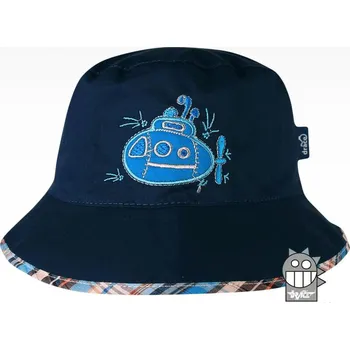 Kšiltovka DRÁČE Klobouček klobouk Havana 20 TM. MODRÝ s ponorkou velikost čepic: 48-50cm (1-2 roky, RDX vel.3)