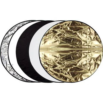 Fotoateliérová technika Kruhová odrazová deska, clona 5v1 o průměru 110 cm