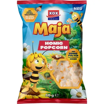 XOX - MEDOVÝ POPCORN VČELKA MÁJA 50g - Německo!