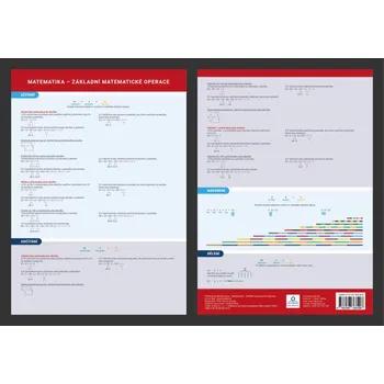 Matematika Přehledová tabulka učiva Matematika - základní matematické operace - Jana Dolejšová