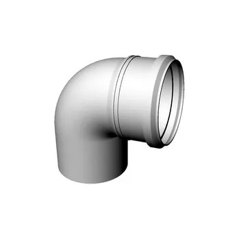 Kanalizační potrubí Koleno DN 80/87,5st, plast