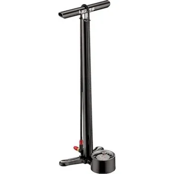 pumpička pumpa LEZYNE CNC Floor Drive black ABS1P červená k