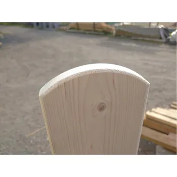 Dřevo Plaňka hoblovaná ze smrkového/borového dřeva - oblouková s radiusem Impregnace: Bez impregnace, Délka plaňky: 120 cm
