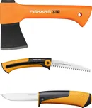 Fiskars X5 + nůž + pilka