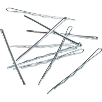 Duko vlas.sponka 525 N stříbrné - 10ks