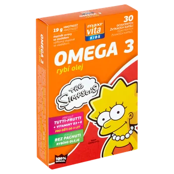Přírodní produkt Maxi Vita Kids Omega 3 rybí olej 30 cps.