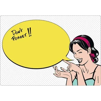Obklad mySpotti memo Don´t forget 41x59 cm