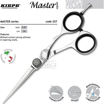 Kadeřnické nůžky Kiepe Master Series 257/5,5" Profi kadeřnické nůžky