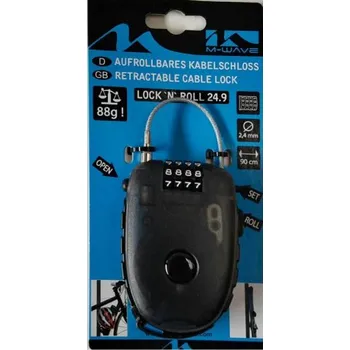 Zámek na kolo zámek M-WAVE rolovací 90x2,4mm