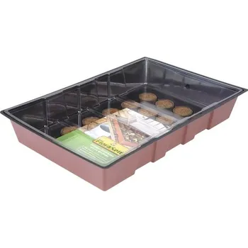 Skleníček výsevní pokojový FloraSelf 35x24x11 cm 24 výsevných tablet