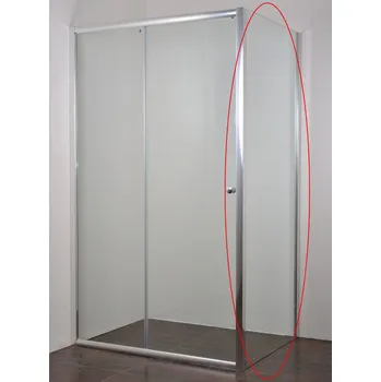 Sprchové dveře ARTTEC S-20P - Pevná stěna 75 cm k posuvným sprchovým dveřím ONYX