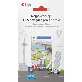 Mapový podklad pro GPS navigaci Sygic GPS Navigation Evropa doživotní aktulalizace