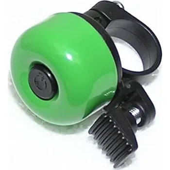 Zvonek na kolo zvonek cink průměr 35mm světle zelený