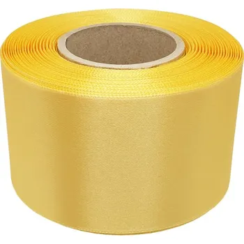 Stuha Stuha atlasová světle žlutá, šíře 60mm