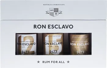 Rum Ron Esclavo 1423 Mini Box 40 % 3 x 0,05 l