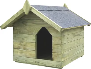 Bouda pro psa vidaXL Zahradní bouda dřevěná s otevírací střechou