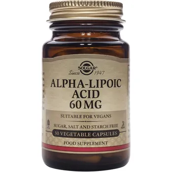 Solgar Alpha-Lipoic-Acid 60 mg 30 cps. Přírodní produkt Solgar Alpha-Lipoic-Acid 60 mg 30 cps.