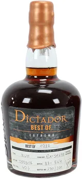 Rum Dictador 1977 Limited Edition 40 y.o. 43 % 0,7 l