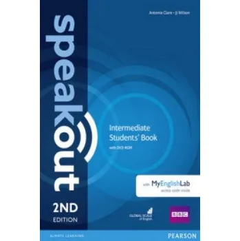 Cizí jazyk Speakout Intermediate 2nd Edition Students' Book with DVD-ROM and MyEnglishLab Access Code Pack – Antonia Clare,J. J. Wilson (EN)