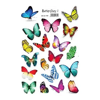 samolepka Velké dětské samolepky MOTÝLI 1 17 x 24, 5 cm