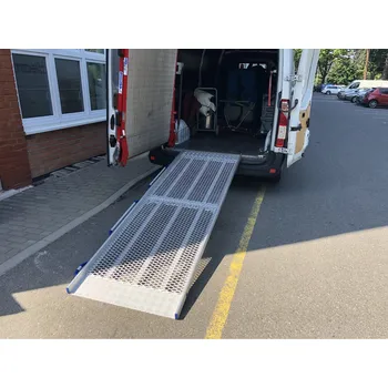 Nakládací rampa pro vozidlo FEAL Přenosná nájezdová rampa široká sklopná FE279/145