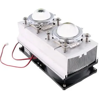 PC ventilátor Chladič pro 2x 50W LED s ventilátorem