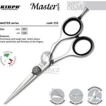 Kadeřnické nůžky Kiepe Master Series 255/5" Profi kadeřnické nůžky