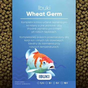 Krmivo pro rybičky Ibuki Wheat Germ 6 mm 5 l (2100 g)