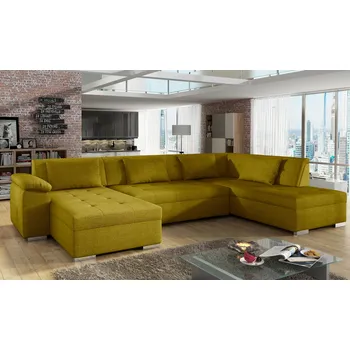 Sedací souprava Rohová sedací souprava JAMAJKA U hořčicová