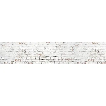 Obklad Samolepící PVC tapeta do kuchyně mySPOTTI splash Bílé cihličky 60x280 cm