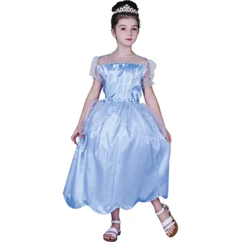 Karnevalový kostým PTIT CLOWN Dětský kostým Princezna modrý Velikost kostýmu: L (10-12 let)